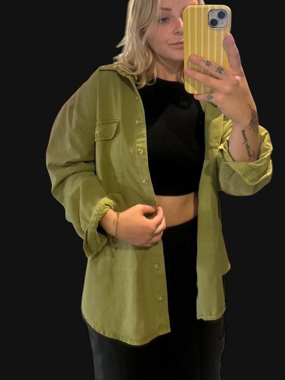 Billabong Olive Green Utility Shacket - Women’s Button-Front Jacket